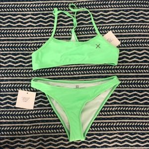 Boutine LA mint green set